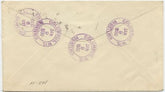 US Wisconsin, Columbus 638 Fancy Cancel Cover